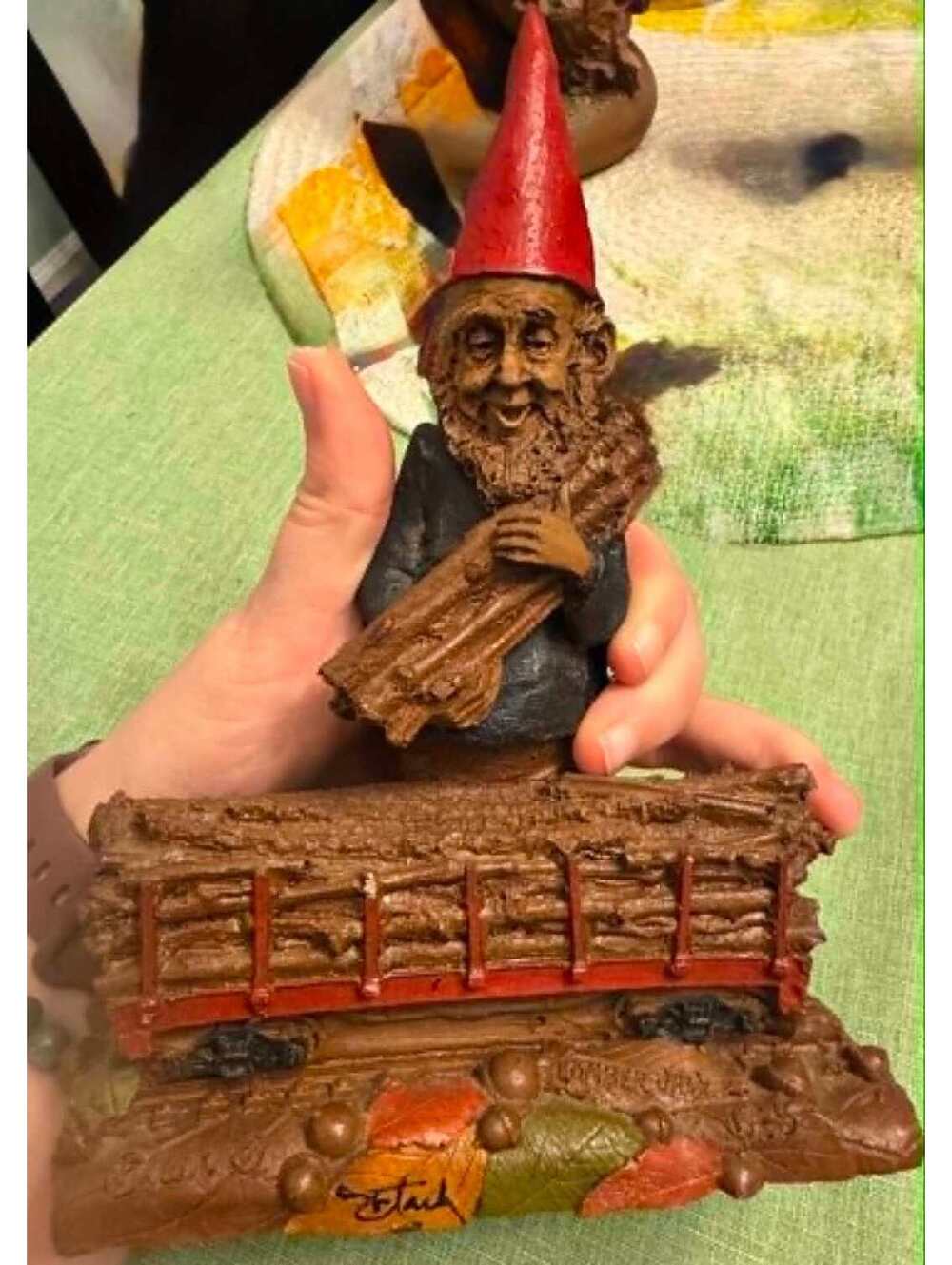 Tom Clark Cairn Creations "Lumber Jack" Retired 1988 signed, excellent condition